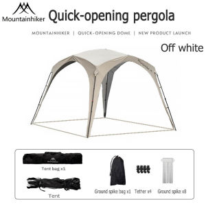 MOUNTAINHIKER automatic dome tent canopy waterproof quick-open docking tent outdoor camping large sunshade tarpaulin family dome shelter