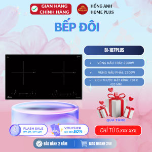 Bếp từ Binova BI 1102Plus 2 vùng nấu âm kính Kanger inverter tiết kiệm điện nhập khẩu Malaysia