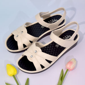 [Free Shipping] Thick-soled wedge sandals 2026 summer new model for middle-aged and elderly comfortable casual outdoor sandals with soft and non-slip soles