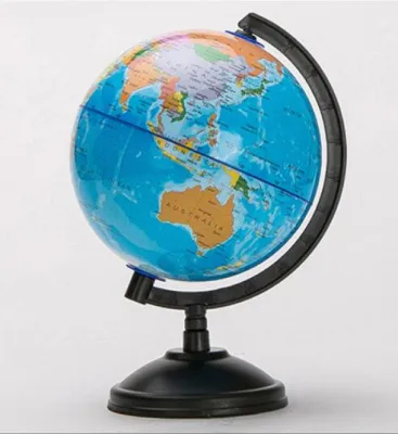 14.16cm Globe World Earth Atlas Map School Geography Learning Tool