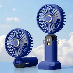 [HOT SALE] S5 Pro Handheld Fan Digital 5 Speed Mode 15000mah Rechargable Adjustable Rotate Funtion