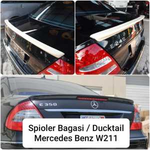 Spoiler Trunk Rear Ducktail Bagasi Mercy Mercedes Benz W211 Model AMG