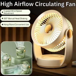 High Air Volume Wind Mini Desktop Fan Quite Portable Fan Settings 360° Adjustable New Turbo Technology Usb Fan