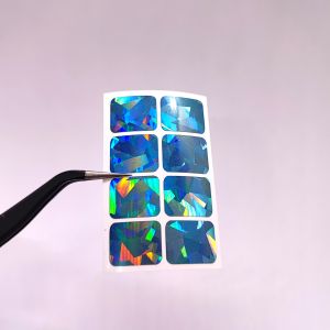 CVV COVER STICKER FOR CREDIT/DEBIT CARD (SQUARE SHUTTERED GLASS EDITION)