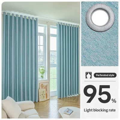 TURTLE Blackout Curtain for Bedroom living room/95% blackout curtains/0 formaldehyde Ring-lock