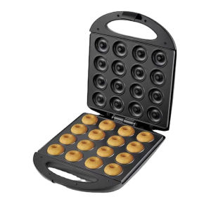 16 HOLE Donut Maker Machine Double Sided Heating Doughnut Breakfast Machine Cake WaffleMaker