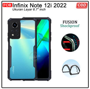 Promo Case Infinix Note 12i 2022 Softcase Fusion Shockproof Transparan Protect Casing