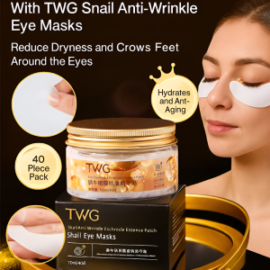 🐌Snail Eye Mask Anti Wrinkle Essence Patch Lifts Firms Reduces Fine Lines Dark Circles and Eye Bags蜗牛抗皱精华保湿滋润眼膜