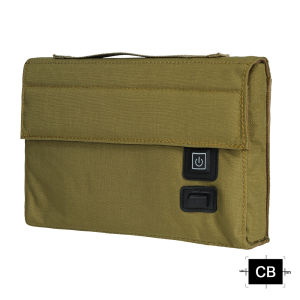 SINAIRSOFT Tas Daya USB กลางแจ้งปรับอุณหภูมิได้นิตยสารอเนกประสงค์ขนาด9มม. M4กระเป๋านิตยสารอุณหภูมิได้