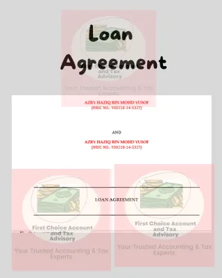 Loan Agreement for individual and companies - for companies to companies