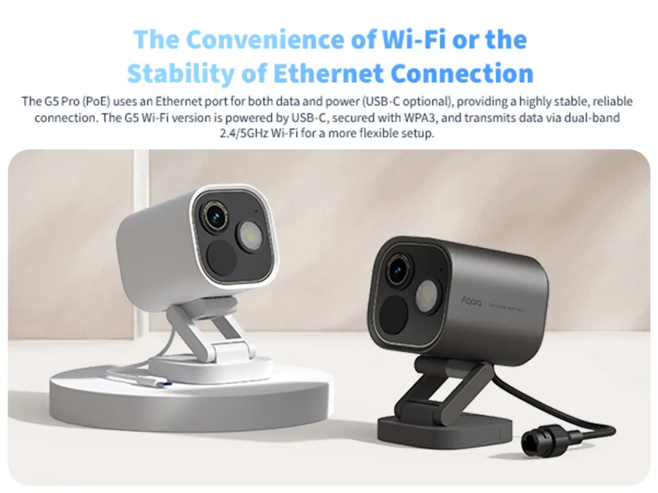 AQARA G5 PRO Smart Camera Hub support Matter and Thread (Outdoor