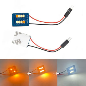 1PC Blue/Orange/Red/Pink Purple Change White Car LED Panel T10 C5W Festoon Adjustable Adapter Car Reading Light