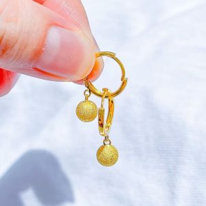 Anting Bola Gold Lapis Emas Xuping Perhiasan CXA19