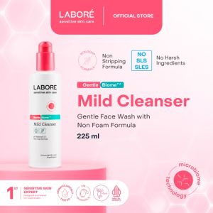LABORE GentleBiome Mild Cleanser 100ml | 225ml - Gentle Face Wash Kulit Sensitif