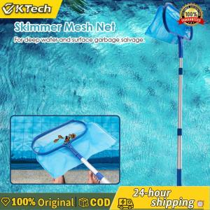 【Vktech】 Telescopic Pool Skimmer Net for Easy Removal of Leaves and Debris from Swimming Pools and Ponds