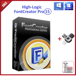 High-Logic FontCreator Pro 15 FULL VERSION | COMMERCIAL LICENSED | LIFETIME USE | NO EXPIRY | COMES IN A USB FLASH DRIVE