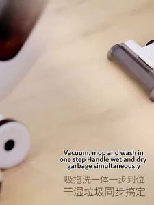 Vacuum Cleaner Wet Dry Cordless Smart Floor Scrubber Household Vacuum Mop All-in-one Fully Automatic Handheld
