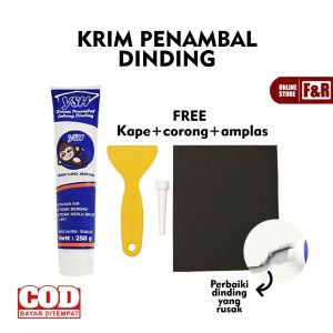 Dempul Tembok Krim Penambal Dinding Wall Repair Pasta Dempul Cream Penutup Dinding Waterproof 4 in 1