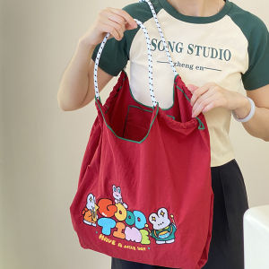 Japanese Cartoon Cute Large-capacity One-shouldered Female Student Bag Tote Bag