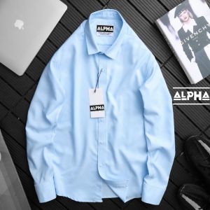 Áo sơ mi nam dài tay chất cotton lụa chống nhăn thấm hút bảng màu basic dễ phối GEN01