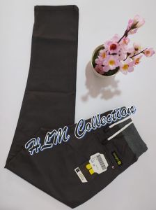 Celana Chino Panjang Pria Premium Polos Krem-Grey/Abu-Mokka-Hitam Kain Katun Twill Combed Elastis (Melar) Ikat Pinggang Karet/ Rip