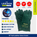 Hercules Full Leather Gloves (Green) 13" by Leeden Online Store. 