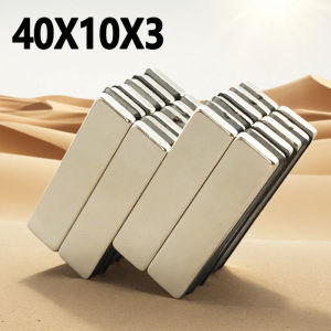 2/5/10/20/50/100pcs 40x10x3mm Magnet Square Block Shape for Fridge Kitchen Garage Office Tool Refrigerator 40*10*3mm Accessory