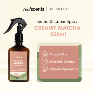 Real Scents Creamy Matcha Room and Linen Spray 200ml