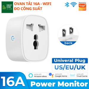 SMATRUL Ổ CắM ĐiệN Thông Minh Wifi US 20A Chuyên DụNg Cho Google Home Amazon Alexa