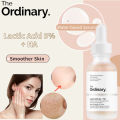 The Ordinary Lactic Acid 10% + HA Serum - Exfoliation Pigmentation, Diminishes Acne Scars and Age Spots Toner - 30ml. 