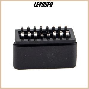 LEYOUFU ขั้วต่อรถ12V 16 PIN ปลั๊กเครื่องมือวินิจฉัยขั้วเชื่อมต่อ
