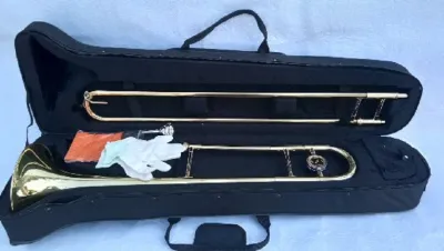 อัลโต ทรอมโบน รุ่น TP-5100L WISDOM Alto trombone สีทอง พร้อมกล่องและอุปกรณ์