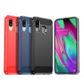 LANLIN For Huawei Nova 2i Nova 2 Lite Nova 2 Plus Nova 3i Nova 3e Nova 3 Nova 4e Nova 4 Phone Case High-grade Carbon Fiber Cover Soft TPU For Huawei Nova 2i Case. 