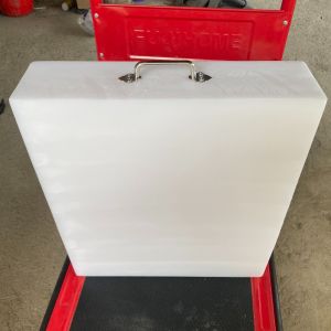 thớt nhựa dày 10cm KT 40x50x10cm chuyên băm chặt nặng 20kg đầy đủ quai xách