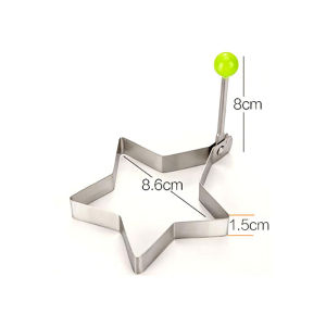 Stainless Steel Fried Egg Shaper Ring Mold Creative Breakfast Non-Stick Omelette Egg Mould for Cooking Frying Eggs