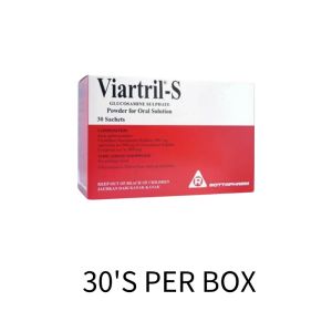 【Official agent-Ready stock】Viartril-S Sachets 30s (1500mg) Quality Glucosamine Relieves Knee and Joint Pain