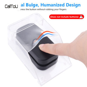 Calltou ฝาครอบกริ่งประตูกันน้ำ doorbell cover ที่ครอบกริ่ง ฝากันน้ำสำหรับ Door Bell กลางแจ้ง Doorbell/สวิทช์ฟรีเทปสองด้าน DB-C2