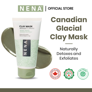 NENA Glacial Oceanic Clay Mask 120g – Deep Cleansing Detox Pore Tightening & Hydrating Face Mask
