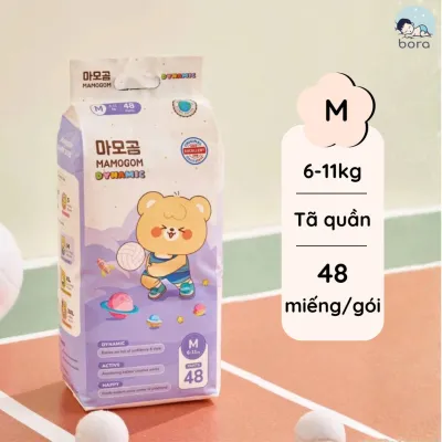 Bỉm Mamogom Dynamic siêu mỏng nhẹ thấm hút tốt chống tràn hiệu quả