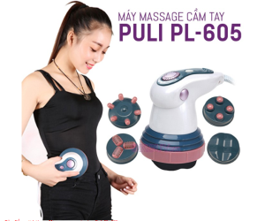 [HCM]Máy Massage Cầm Tay Hồng Ngoại 4 Đầu Puli PL-605