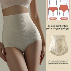 【Kirim dalam 24 jam】  [Melangsingkan/mengangkat dan membentuk]Korset celana Pinggang tinggi korset pelangsing perut buncit Wanita  Pants Korset Seamless Celana Pelatih Corset Bodyshaper
