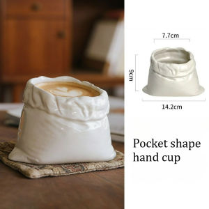 Ceramic Coffee Cup Lucky Bag Cup Large Capacity High Quality Ceramic Anti-slip Suitable Rumah Office