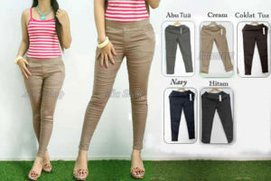 Celana Pensil Polos (Fit M-L) Celana Katun Stretch Leging cotton