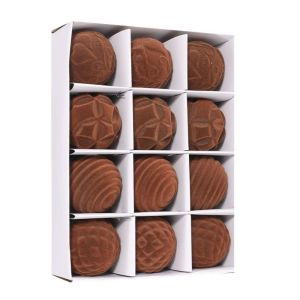 MAOMEI 12pcs 6cm Bóng Cây giáng sinh đổ xô Nhựa Đầy màu sắc Trang trí cây giáng sinh Sang trọng Treo dây chuyền Cây giáng sinh Dành cho gia đình