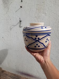 Thố gốm đựng gia vị loại lớn 1200ml  thố 17 cm