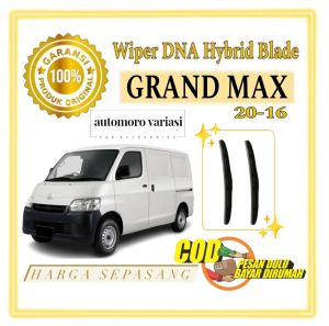 Wiper DNA Hybrid Blade Series Mobil Daihatsu Gran Max Ukuran 20 16 SEPASANG