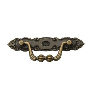 AU Bronze Color Classical Vintage Retro Carving Drawer Handle Cabinet Furniture Handle 1Pc