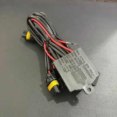 Kabel Relay Super Lampu H4 SET HID Projector Biled Projie LED Motor Mobil H4 2 Lampu Kabel Relay Set Dan 1 Lampu Single Kabel Relay set Lampu HID Projie Projector Biled LED H4 Motor Mobil Input DC 12V / 60A Premium PNP