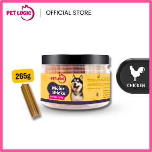 Pet Logic Star Sticks Dental Chews JAR 265g CHICKEN Dog Treats  Pet Grooming  Oral Care