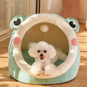 Good Pet Shop Pet Nest Cat Bed dog bed Cartoon Pet Bed Foldable Removable Washable Pet Sleeping Bed for Cat Dog House Pet Nest